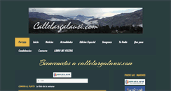 Desktop Screenshot of callelargalausi.com