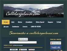 Tablet Screenshot of callelargalausi.com